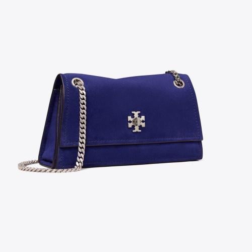 MINI KIRA TURNLOCK SUEDE SHOULDER BAG