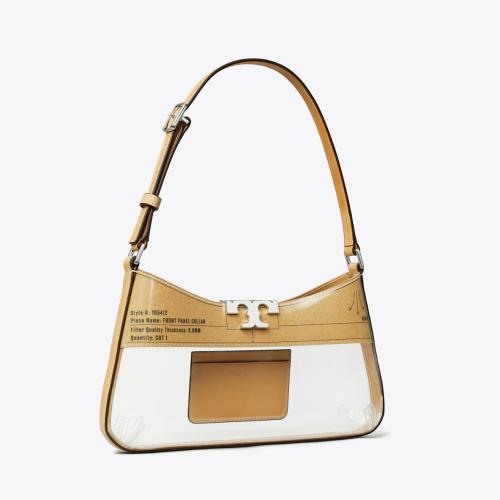 ELEANOR CLEAR SLIM SHOULDER BAG