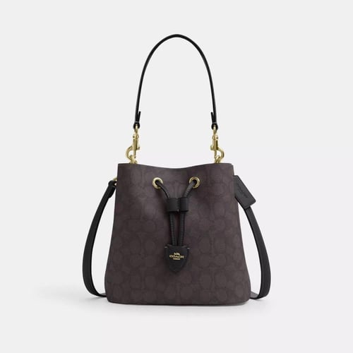 Rowan Bucket Bag In Signature Canvas