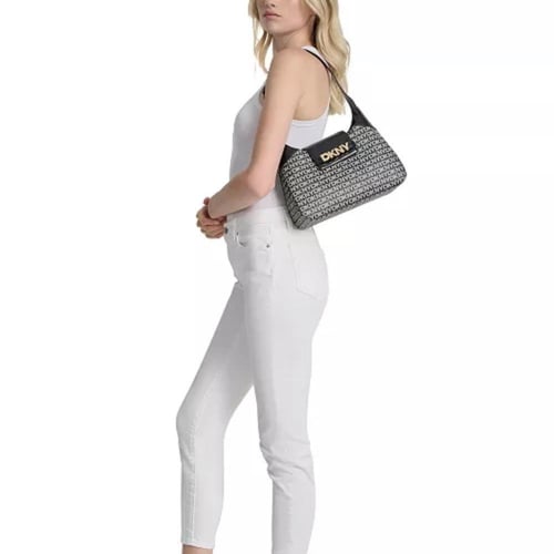 Avril Small Logo Shoulder Bag