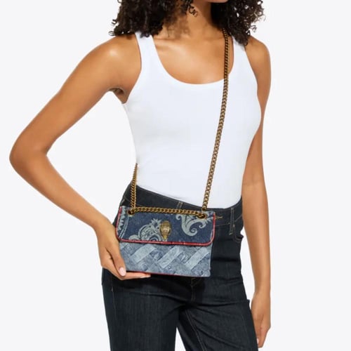 MINI DENIM KENSINGTON BAG