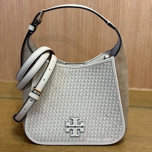 Thea Woven Small Bucket Bag