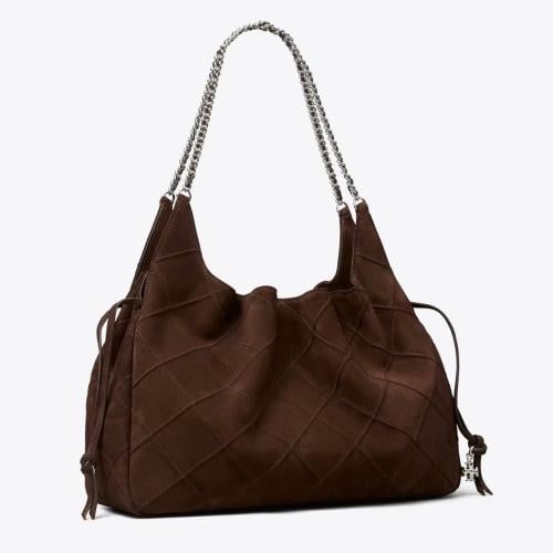 LARGE FLEMING SUEDE TOTE