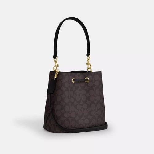 Rowan Bucket Bag In Signature Canvas