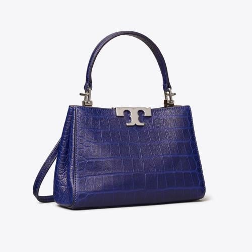 MINI ELEANOR SOFT CROC-EMBOSSED SATCHEL