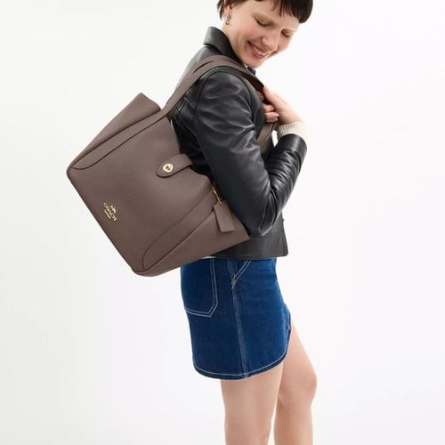 Hadley Turnlock Tote Bag