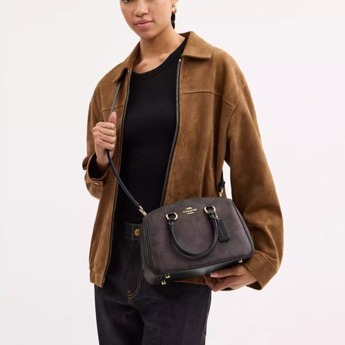 Savannah Small Carryall Bag In Signature Canvas