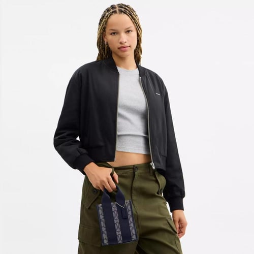 Smith Mini Tote Bag In Signature Jacquard