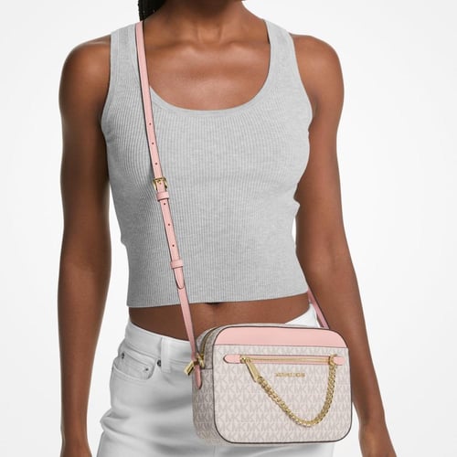 Jet Set Large Logo Crossbody Ba