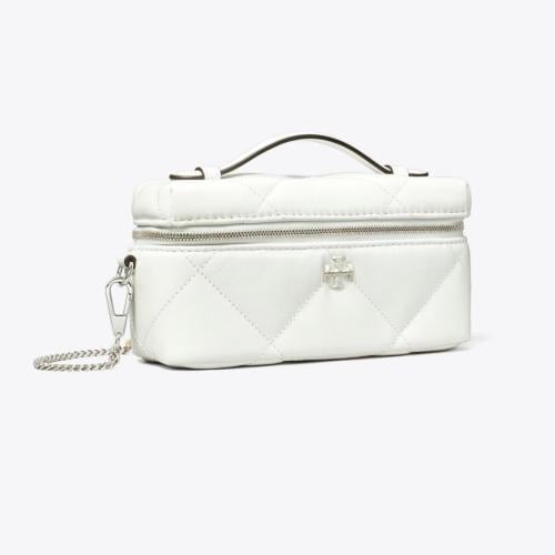 KIRA DIAMOND QUILT DISTRESSED CHARM VANITY CASE