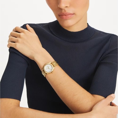 MILLER WATCH, GOLD-TONE STAINLESS STEEL