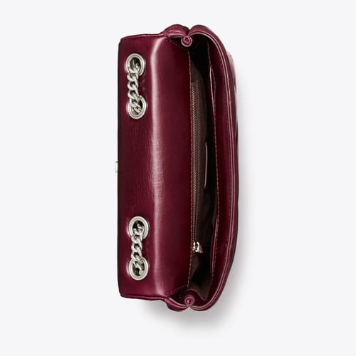 SMALL KIRA DIAMOND QUILT DISTRESSED SHOULDER BAG