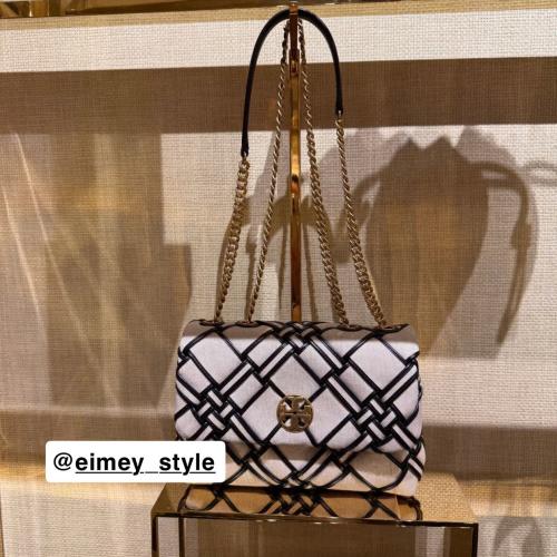 Willa Woven Canvas Small Shoulder Bag