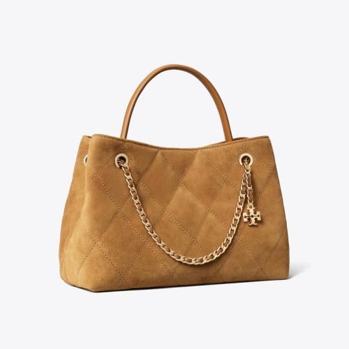 SMALL FLEMING SUEDE CARRYALL