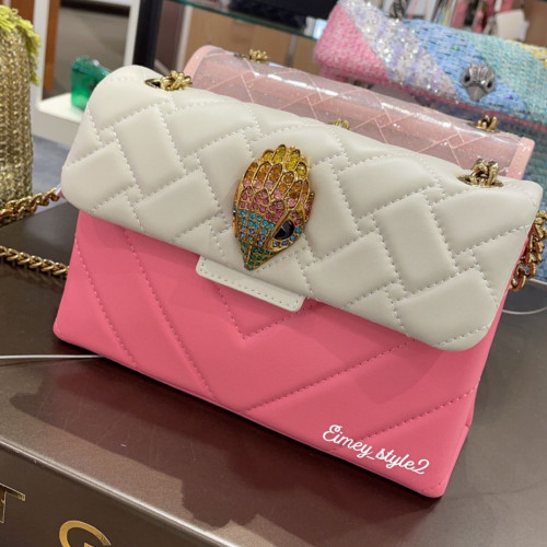 Medium Kensington Color Block Quilted Shoulder Bag