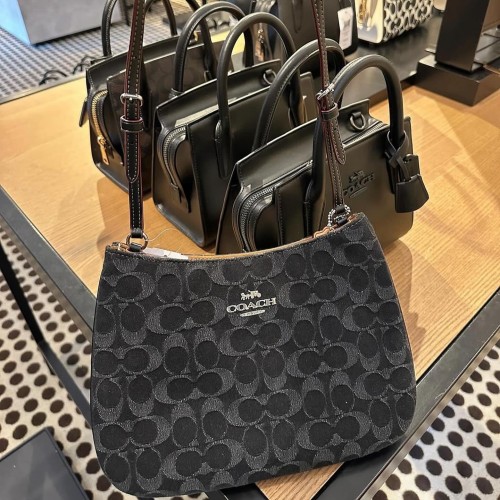 Penelope Shoulder Bag In Signature Denim