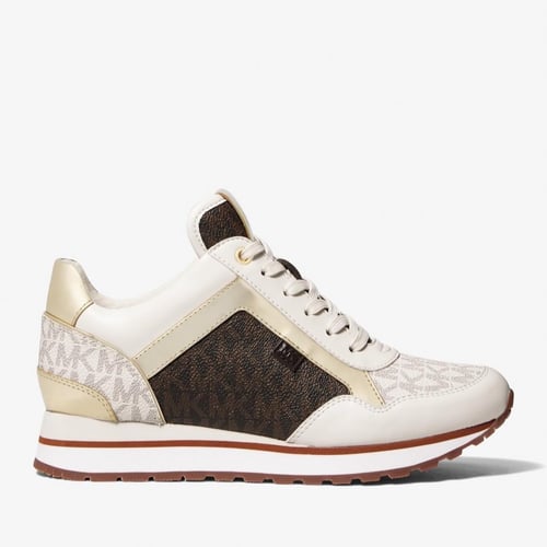 Maddy Two-Tone Logo Trainer