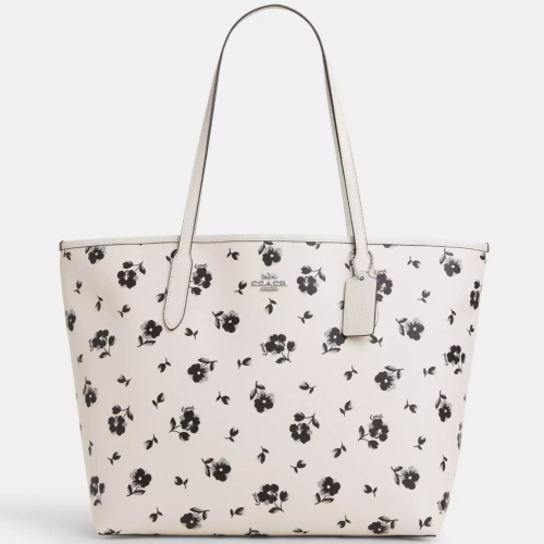 City Tote With Floral Print
