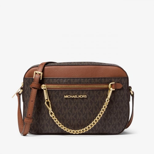 Jet Set Large Logo Crossbody Bag