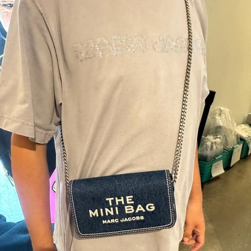 The Denim Chain Mini Bag