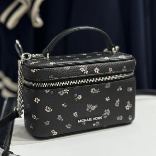 Vivi Small Floral Printed Vanity Crossbody Bag