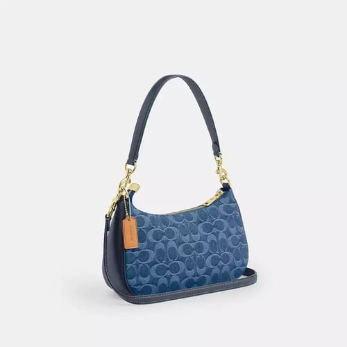 Teri Shoulder Bag In Signature Denim