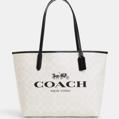 City Tote In Signature Canvas