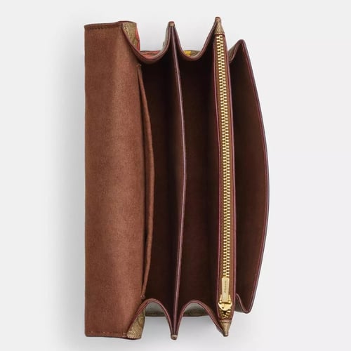 Klare Crossbody In Signature Canvas With Floral Pr...