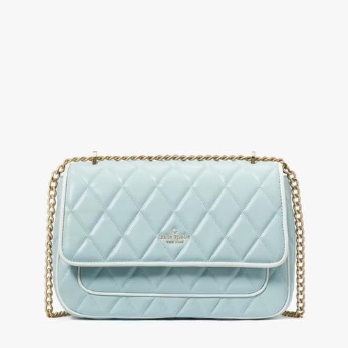 Carey Colorblock Medium Flap Shoulder Bag
