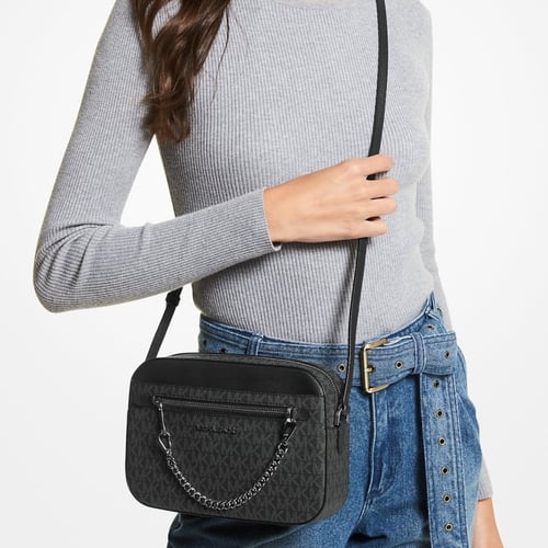 Jet Set Large Logo Crossbody Bag