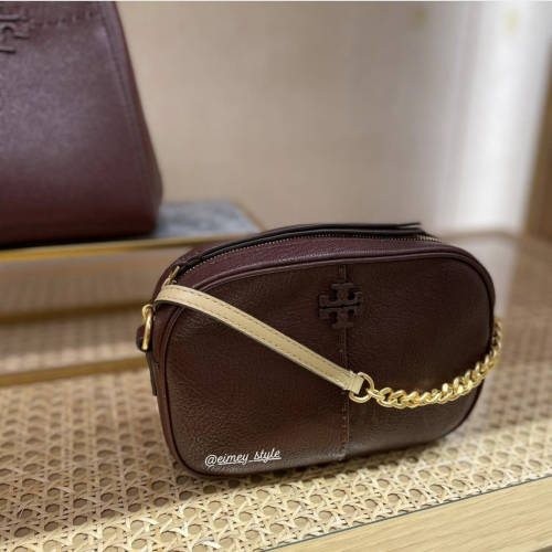 MCGRAW TEXTURED LEATHER CAMERA BAG