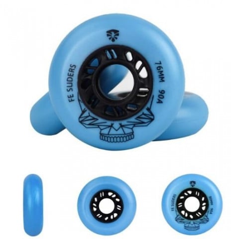80mm Flying Eagle 90a BLUE Slider wheel x4