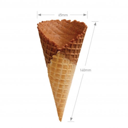 التيميت فود وافل ايسكريم فانيلا و شوكلاتة حبة 240