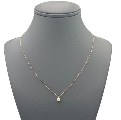 عقد ذهب عيار 18 الوزن : 0.8g