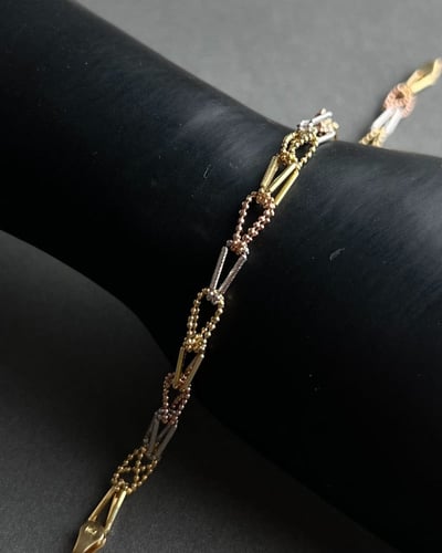 سوارة ذهب صافي مكس عيار 18 الوزن:5.4g