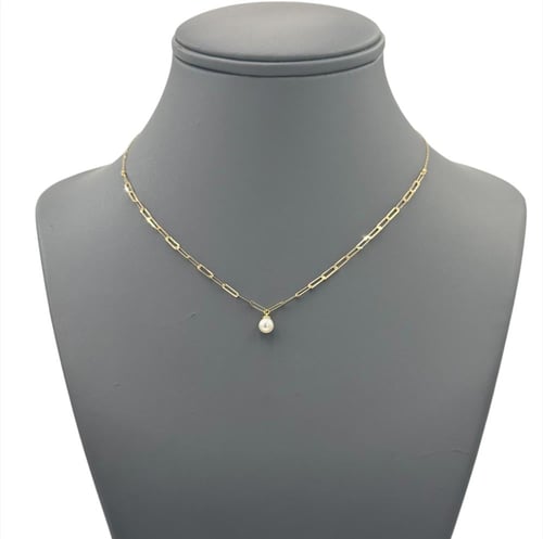 عقد ذهب عيار 18 الوزن : 0.9g