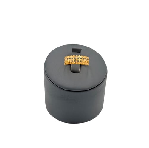 خاتم ذهب صافي عيار 21 الوزن : 0.9g