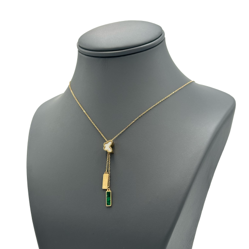 عقد ذهب ( سحب ) عيار 18 الوزن : 4.0g