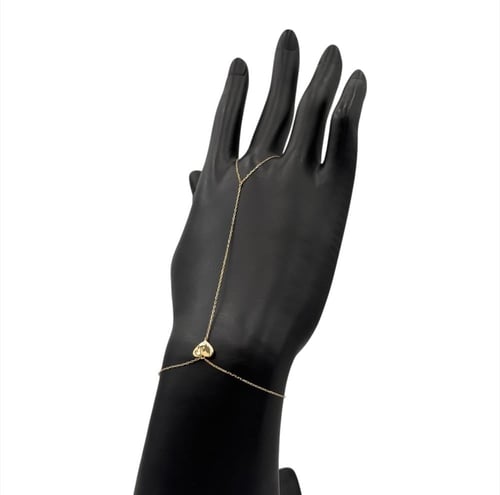 كف ذهب صافي عيار 18 الوزن :0.9g