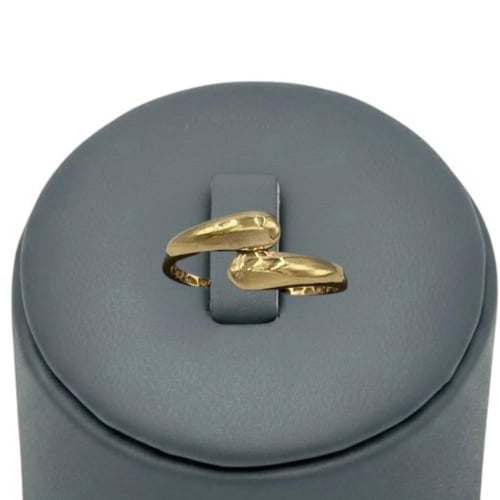 خاتم ذهب صافي عيار 18 الوزن : 1.4g