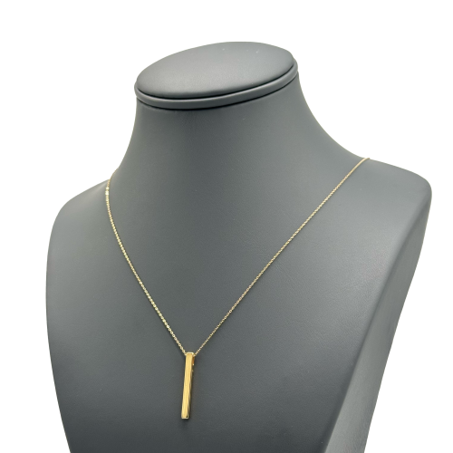 عقد ذهب صافي عيار 18 الوزن :2.8g