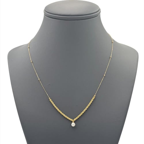 عقد ذهب عيار 18 الوزن : 1.1g