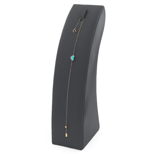سوارة ذهب عيار 18 مع لون ميناء الوزن : 0.8g