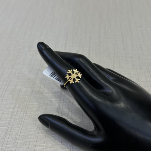 خاتم ذهب صافي عيار 21 الوزن : 1.3g