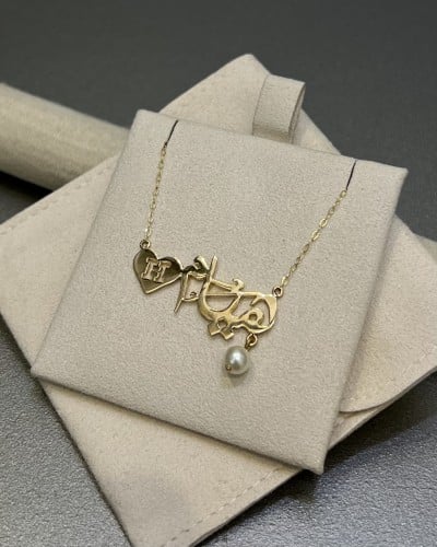 عقد ذهب عيار 21 (حسب طلب العميل) الوزن:2.0g