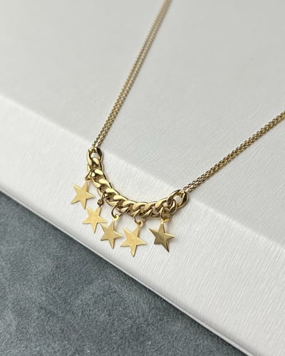 عقد ذهب صافي عيار 18 الوزن :6.0g