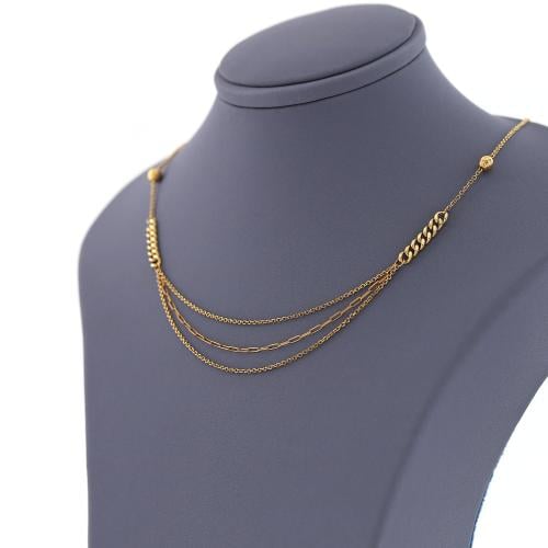 عقد ذهب صافي عيار 18