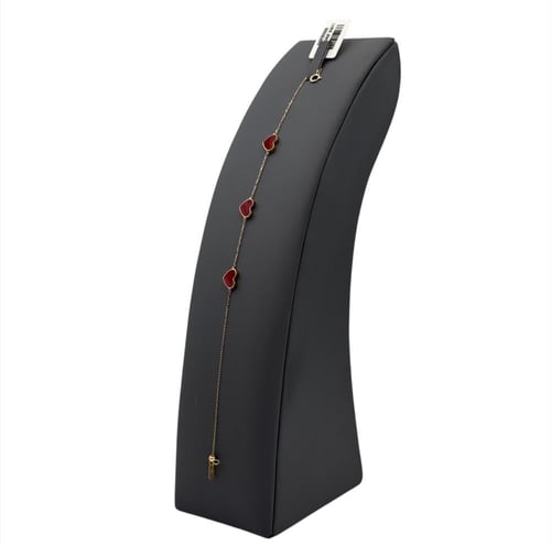 سوارة ذهب عيار 18 مع لون مينا الوزن : 1.7g