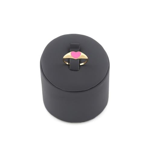 خاتم ذهب عيار 18 مع لون ميناء الوزن : 1.1g