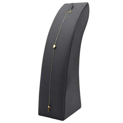 سوارة ذهب عيار 18 تصميم الماس الوزن : 0.7g